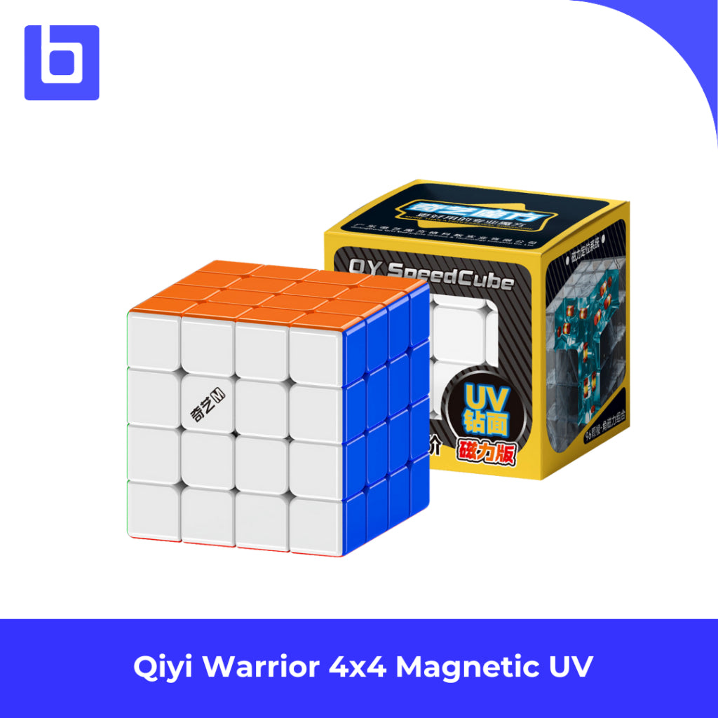 Cube 4x4 - Qiyi Warrior 4x4 Magnetic Stickerless Original – Balam Cubes