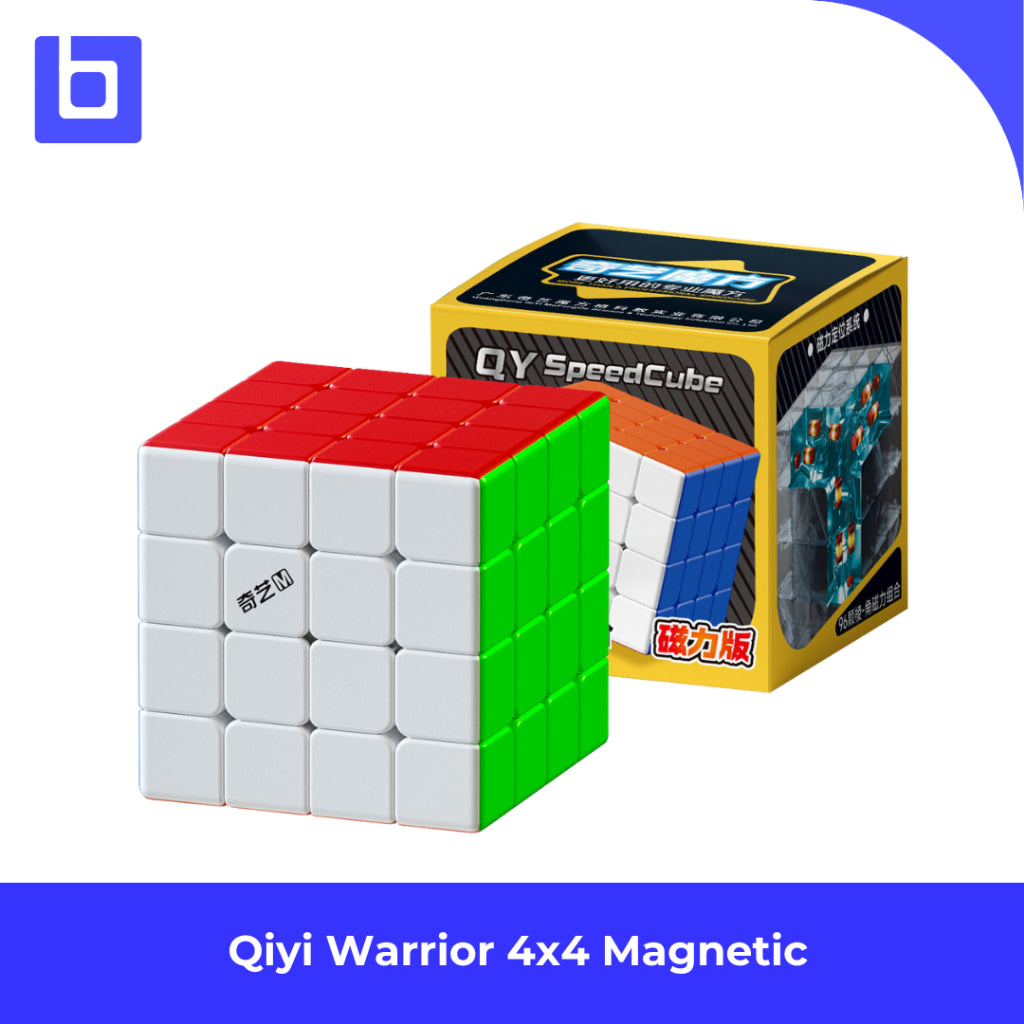 Cube 4x4 - Qiyi Warrior 4x4 Magnetic Stickerless Original – Balam Cubes