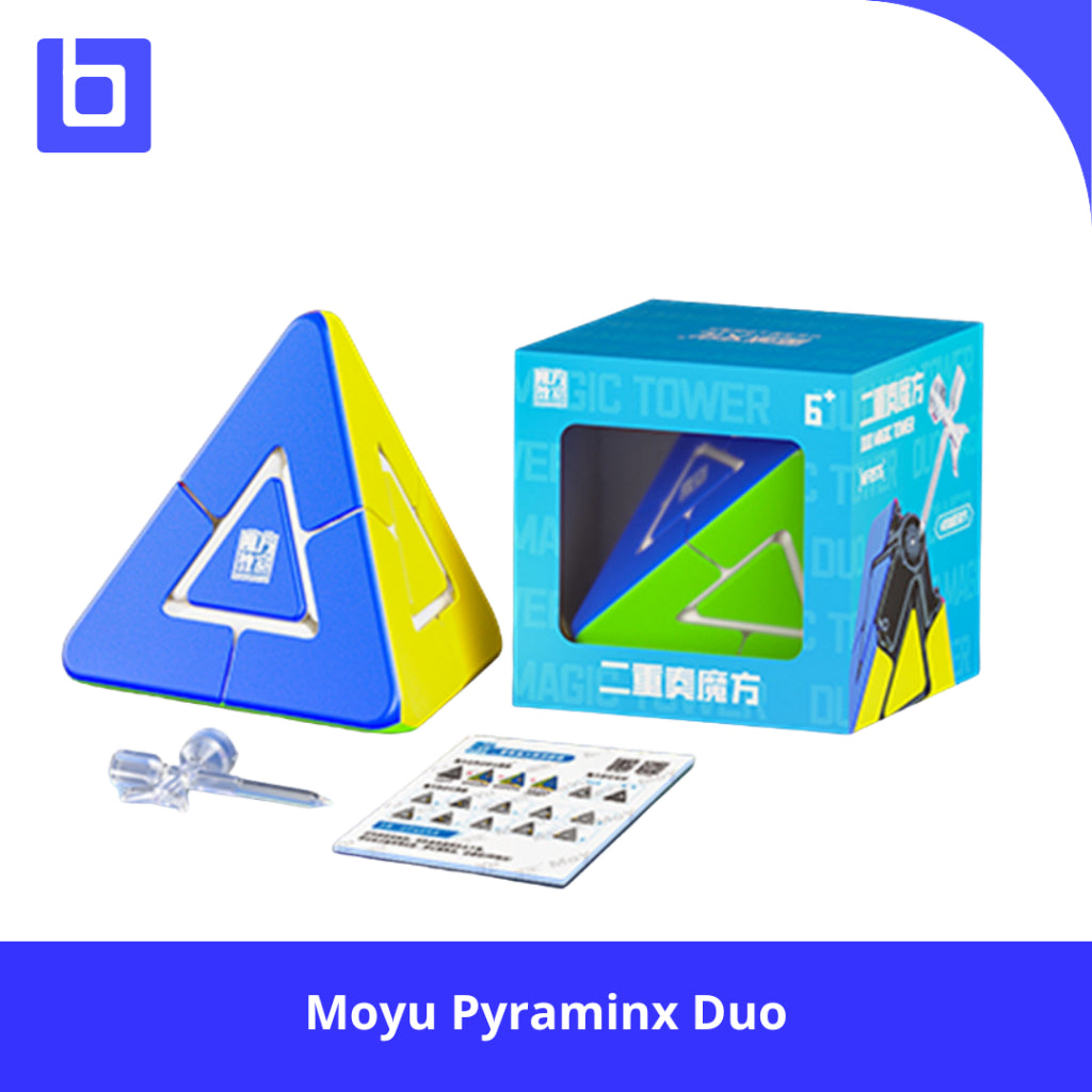 Cube Pyraminx - Moyu Pyraminx Duo Stickerless Original – Balam Cubes