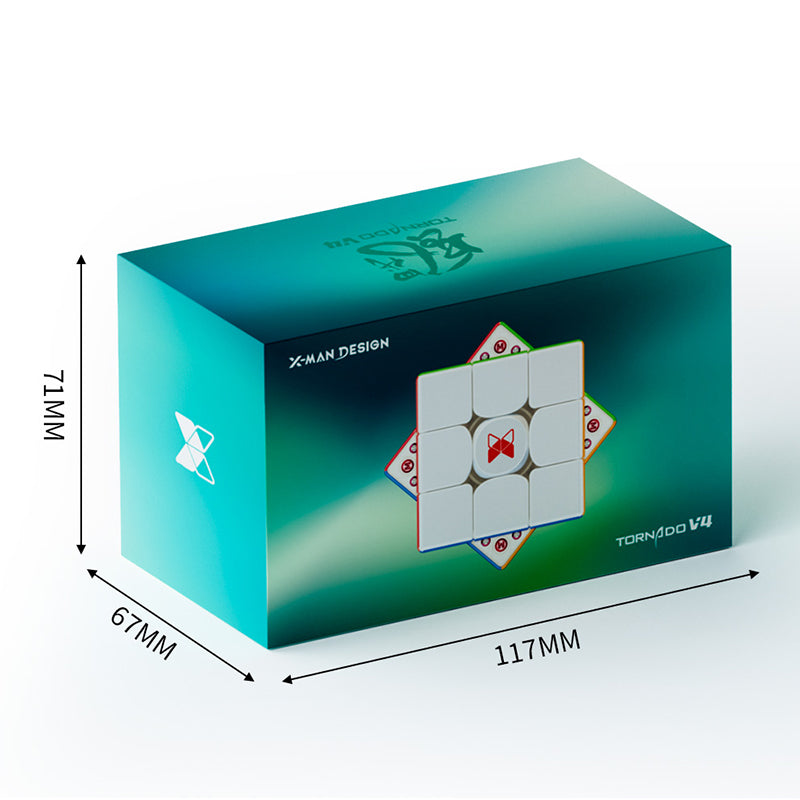 3x3 Qiyi Xman Tornado V4 Flagship Frosted